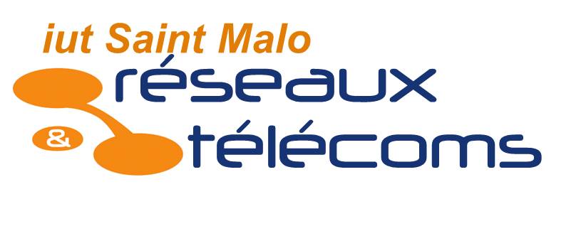 Logo de l'iut Saint Malo - réseaux & télécoms